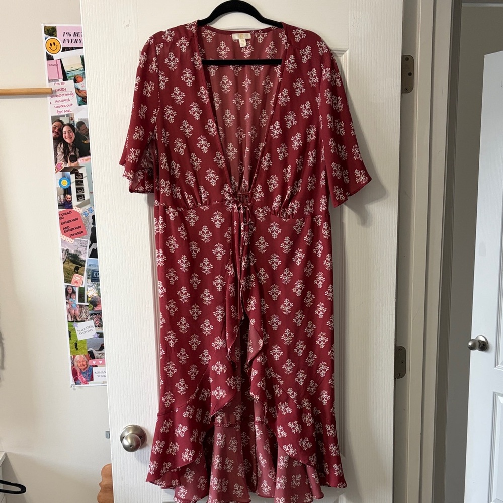Charming Charlie Floral Maxi Cover-Up